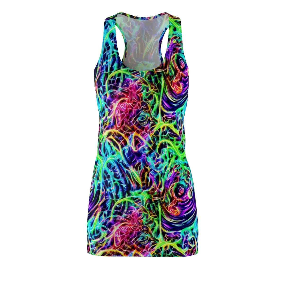 Electric Wilds on Racerback Dress — Front