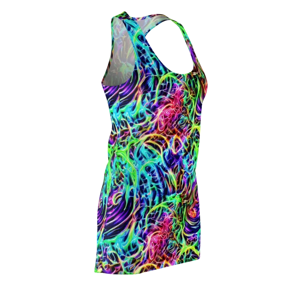 Electric Wilds on Racerback Dress — Front Side