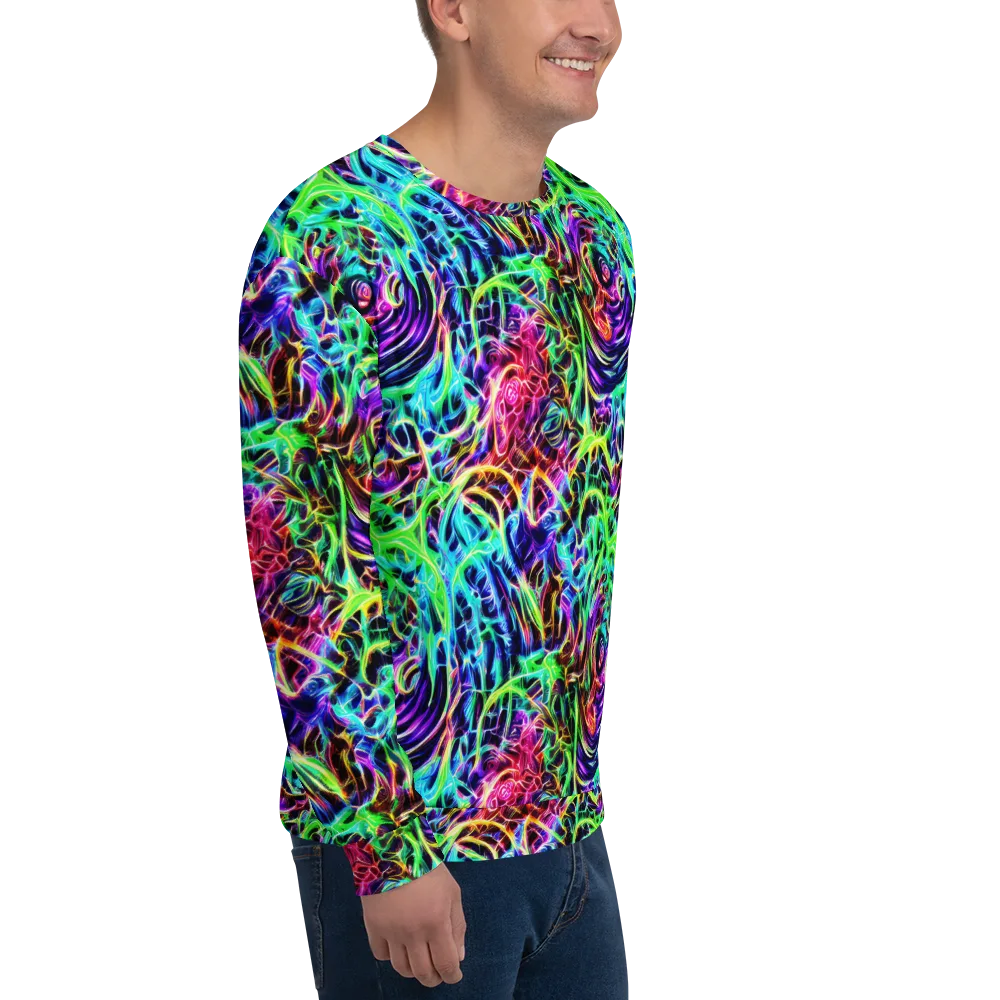 Electric Wilds on Sweatshirt — Right Front