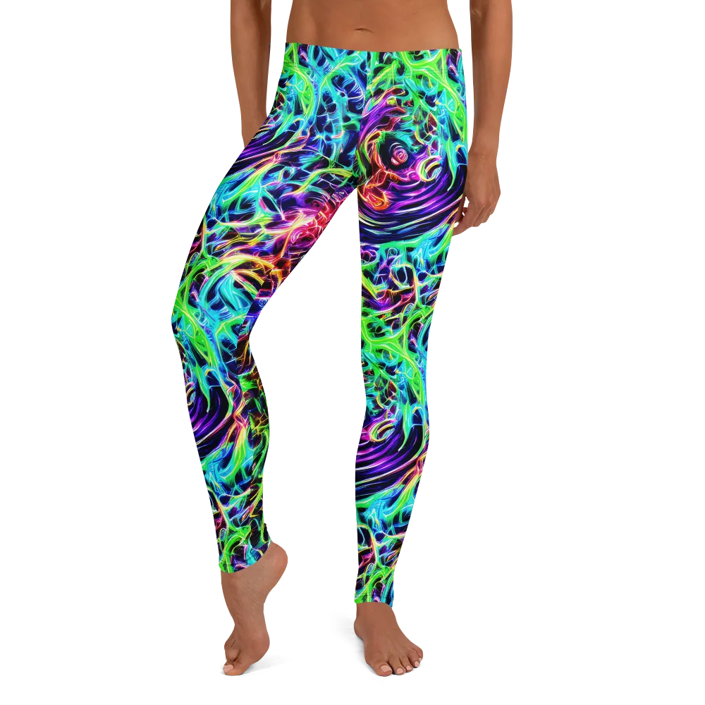 Electric Wilds on Leggings — Front