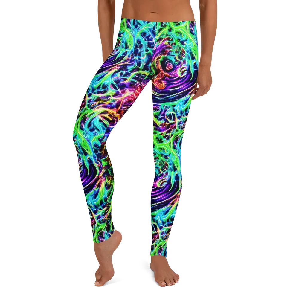 Electric Wilds on Leggings — Front