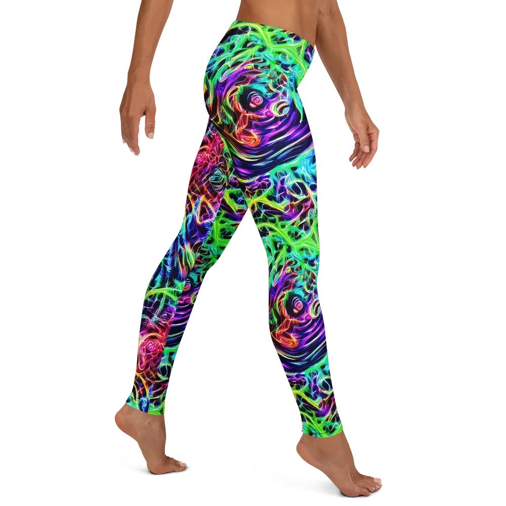Electric Wilds on Leggings — Right