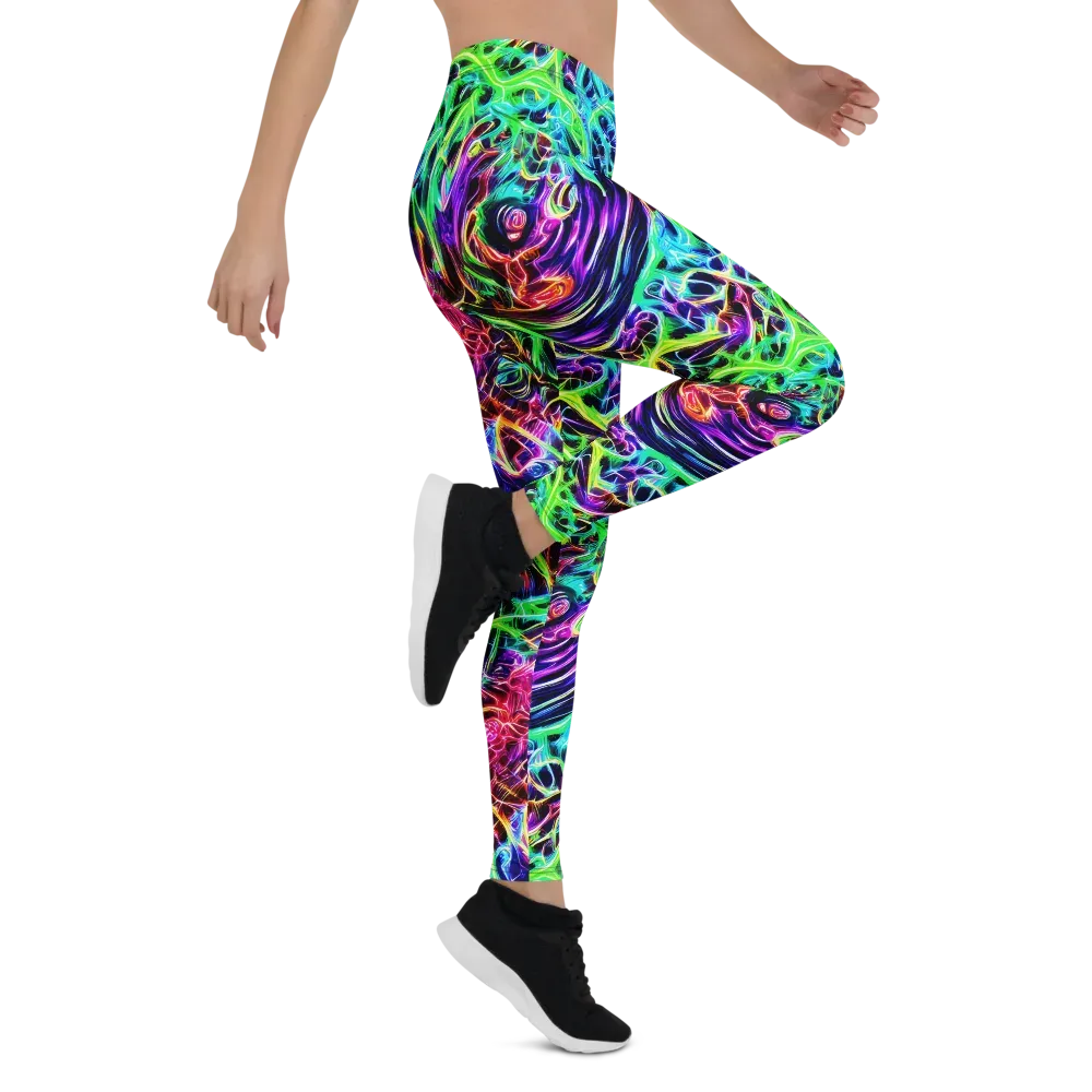 Electric Wilds on Leggings — Right