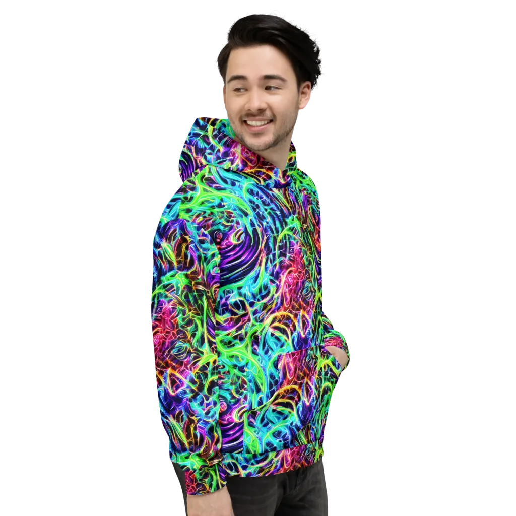 Electric Wilds on Hoodie — Right