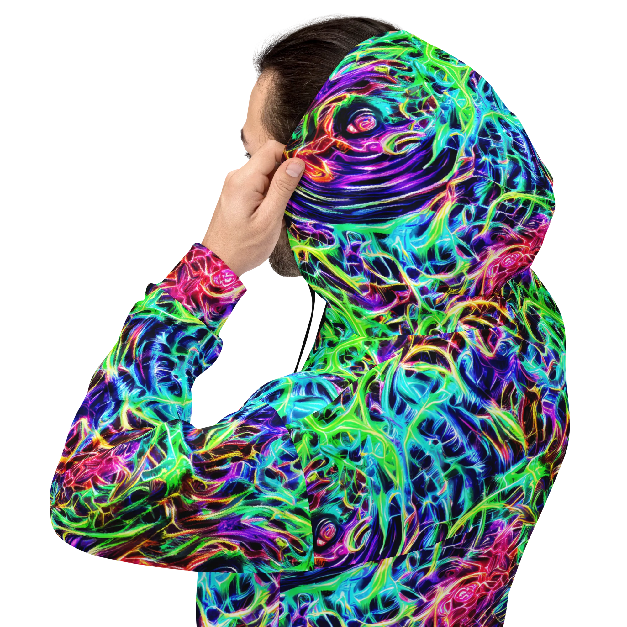 Electric Wilds on Hoodie — Back