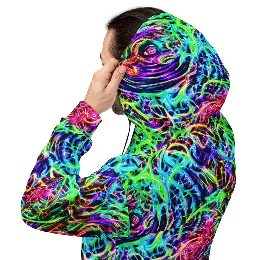 Electric Wilds on Hoodie — Back