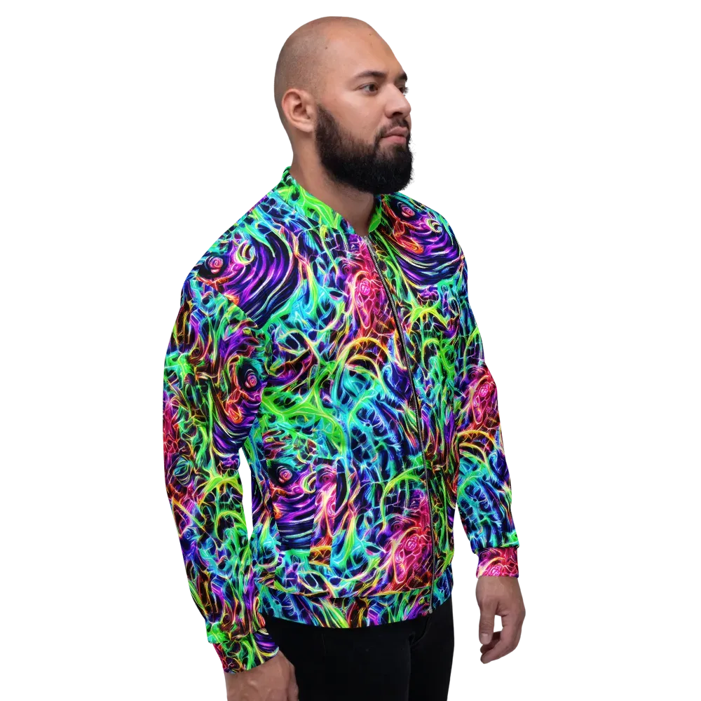 Electric Wilds on Bomber Jacket — Right