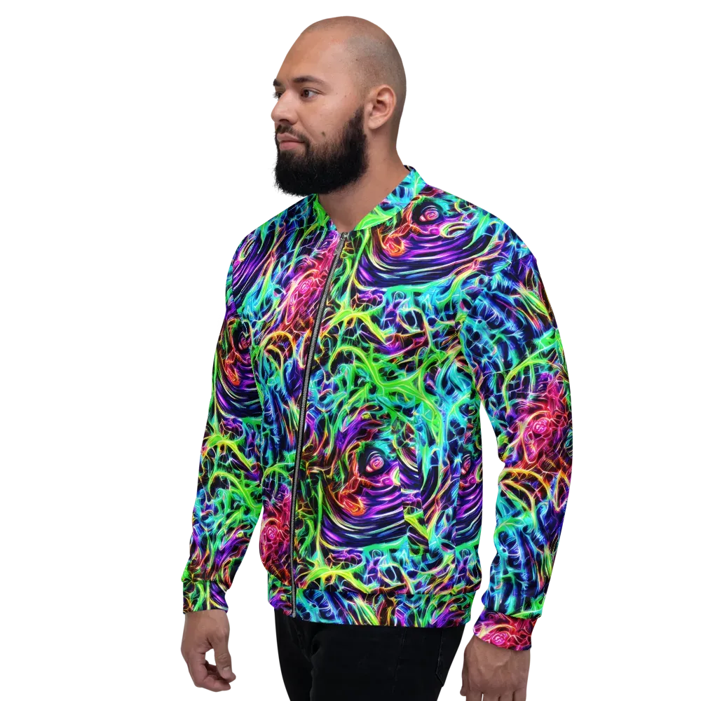Electric Wilds on Bomber Jacket — Left