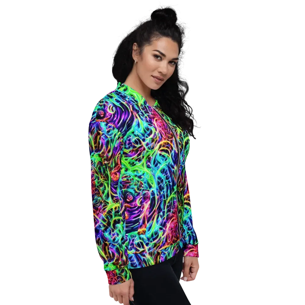 Electric Wilds on Bomber Jacket — Right