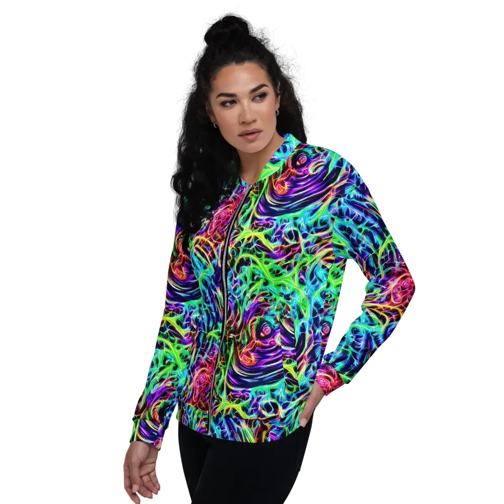 Electric Wilds on Bomber Jacket — Left