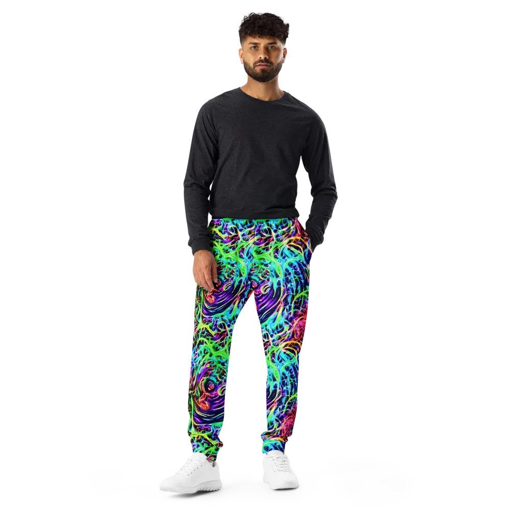 Electric Wilds on Men's Joggers — Front