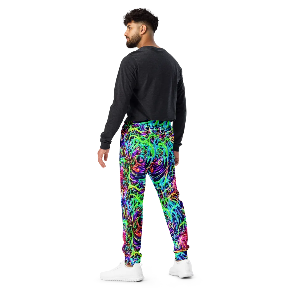 Electric Wilds on Men's Joggers — Back