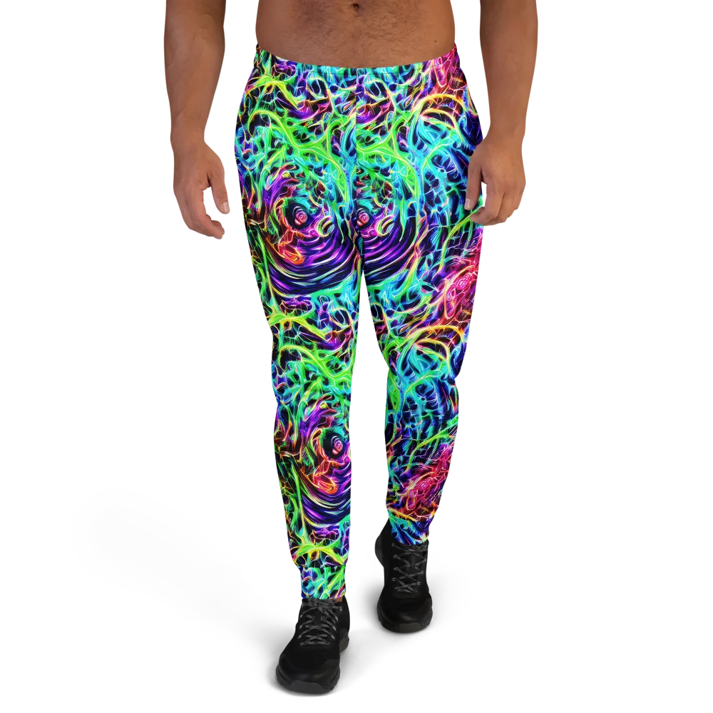 Electric Wilds on Men's Joggers — Front