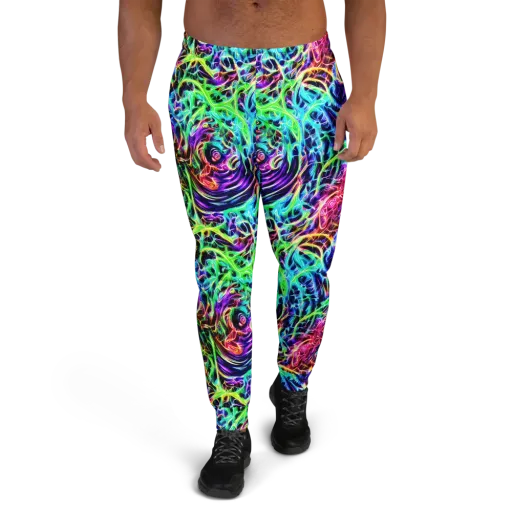 Electric Wilds on a Men's Joggers