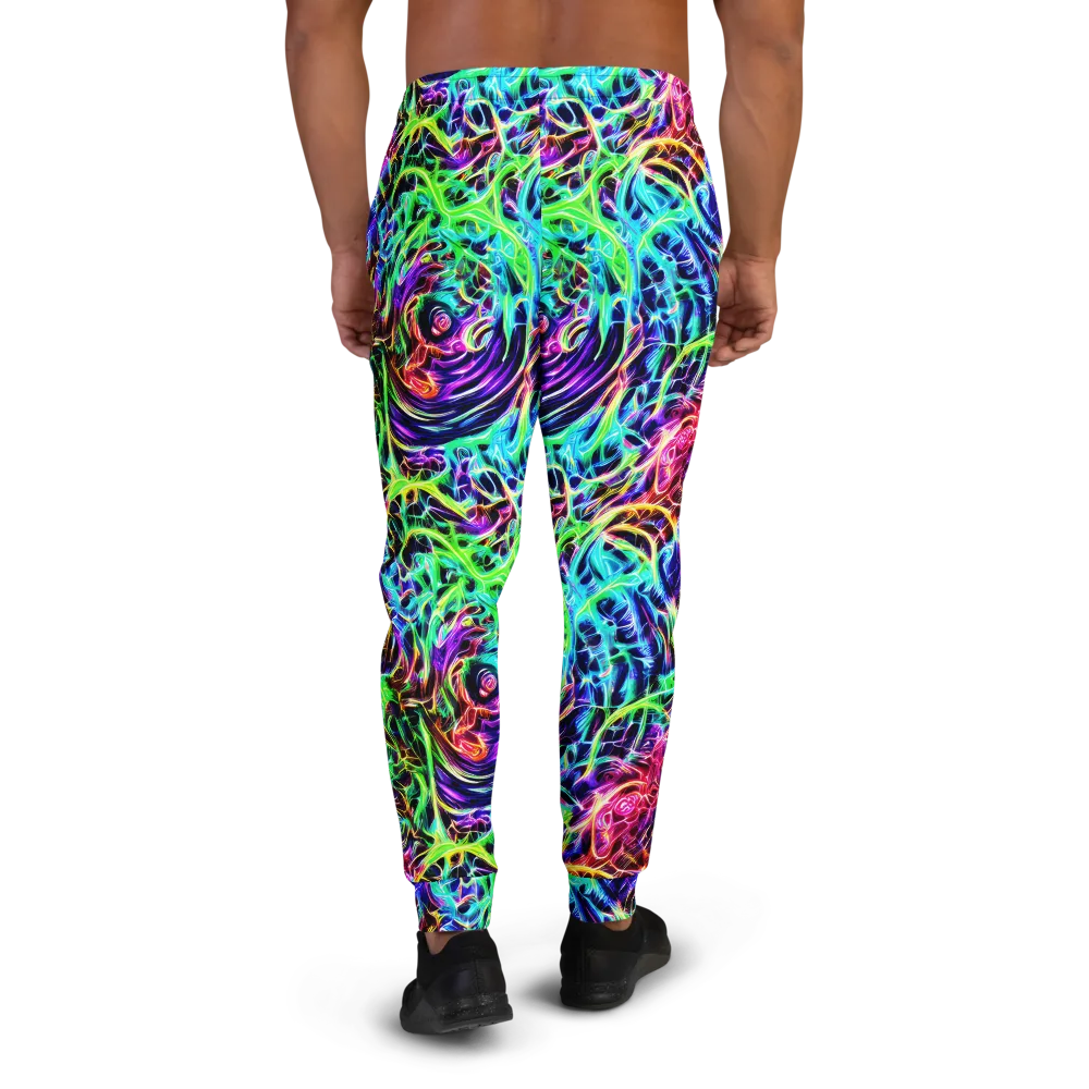 Electric Wilds on Men's Joggers — Back