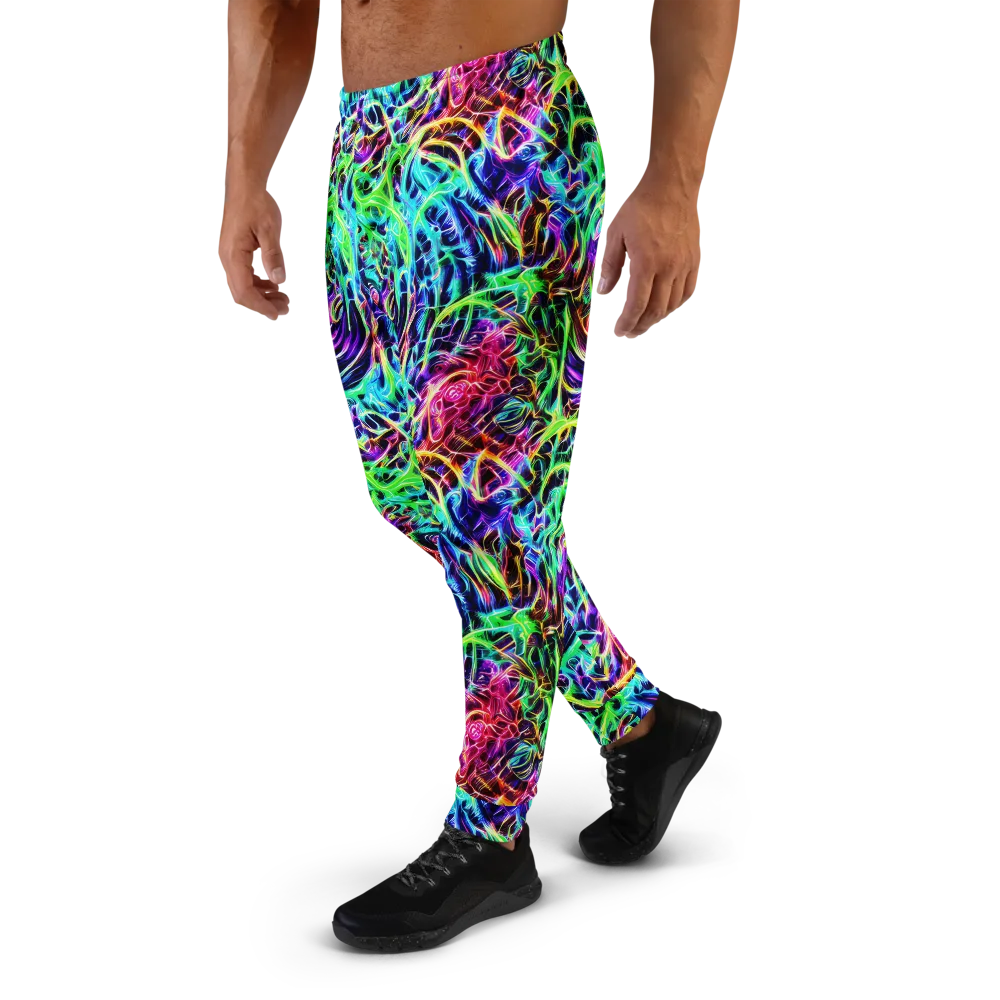 Electric Wilds on Men's Joggers — Left