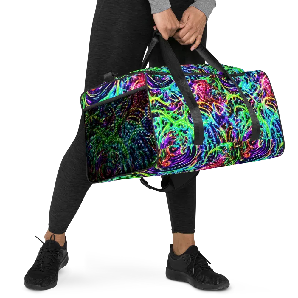 Electric Wilds on Duffle Bag — Right Front