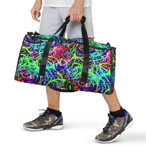 Electric Wilds on a Duffle Bag