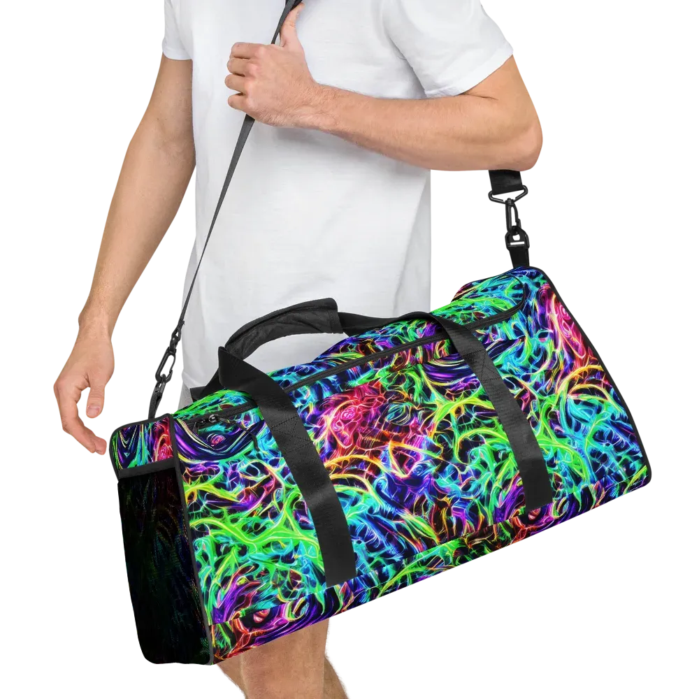 Electric Wilds on Duffle Bag — Right Front