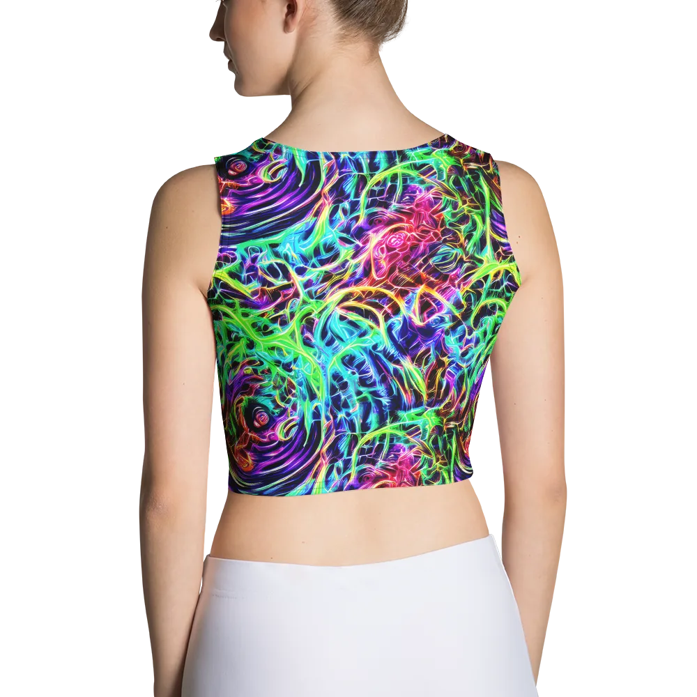 Electric Wilds on Crop Top — Back