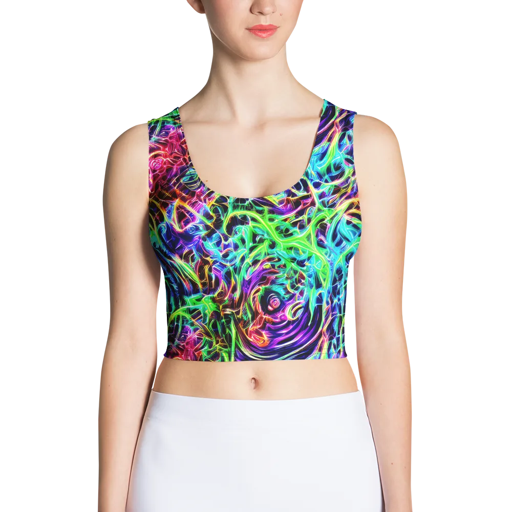 Electric Wilds on Crop Top — Front