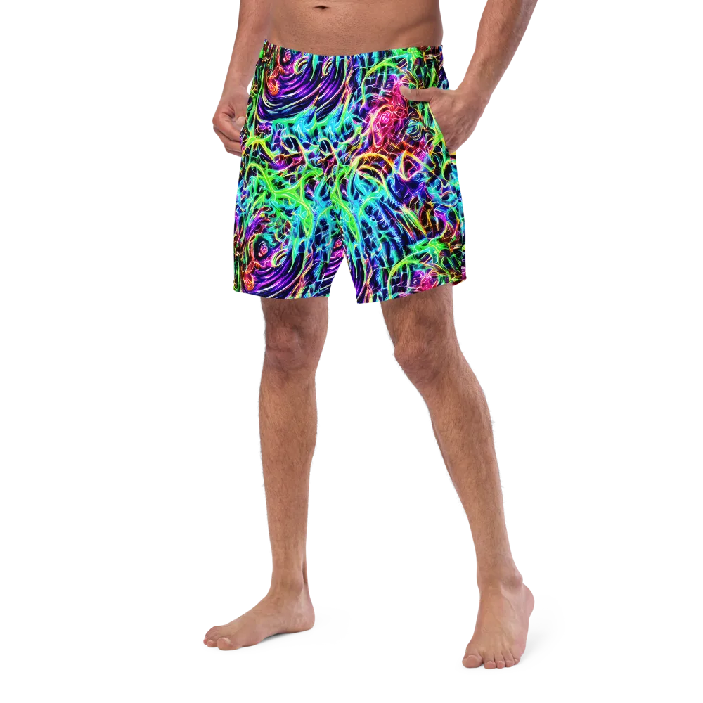 Electric Wilds on Swim Trunks — Left Front