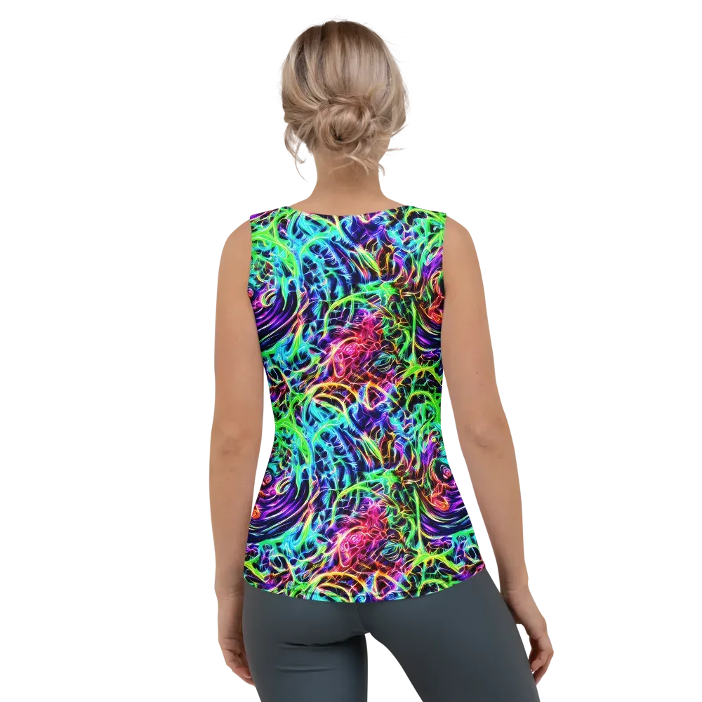 Electric Wilds on Women's Tank Top — Back