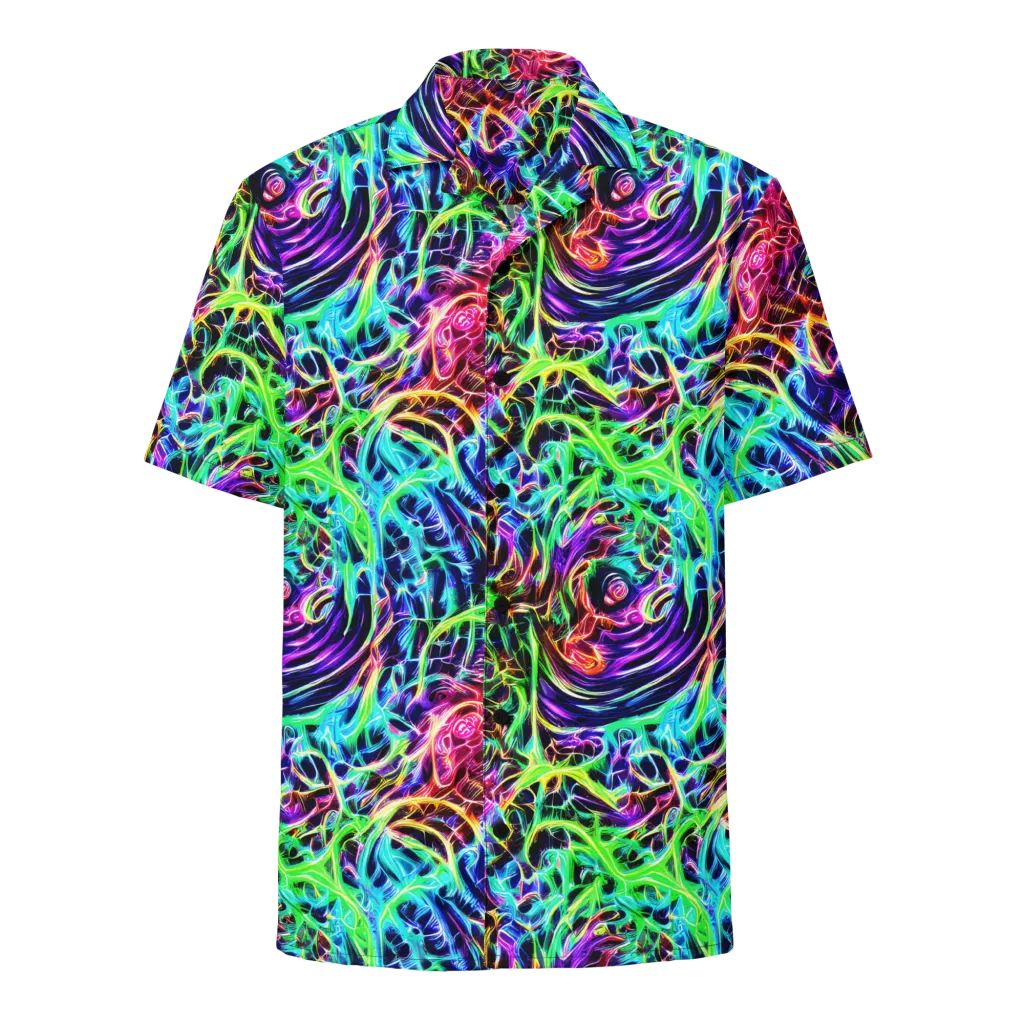 Electric Wilds on Button Shirt — Front