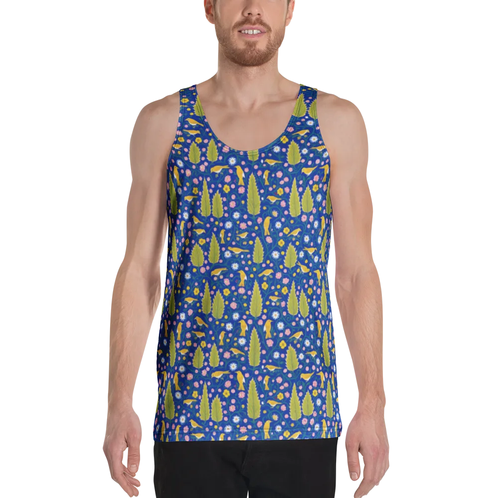 Golden Garden Flight on Men's Tank Top — Front
