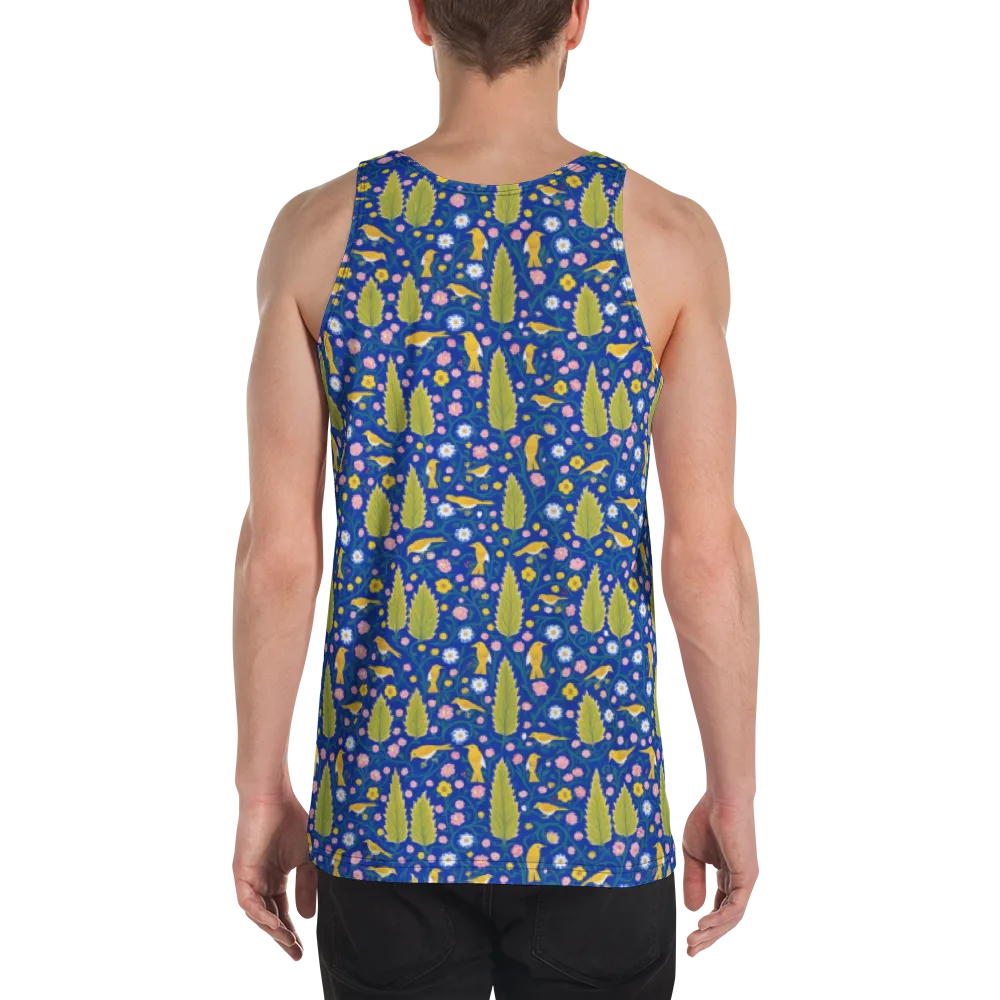 Golden Garden Flight on Men's Tank Top — Back