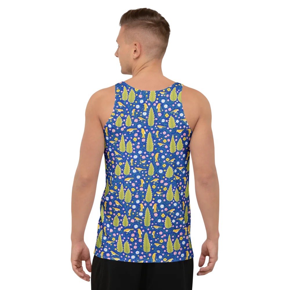 Golden Garden Flight on Men's Tank Top — Back
