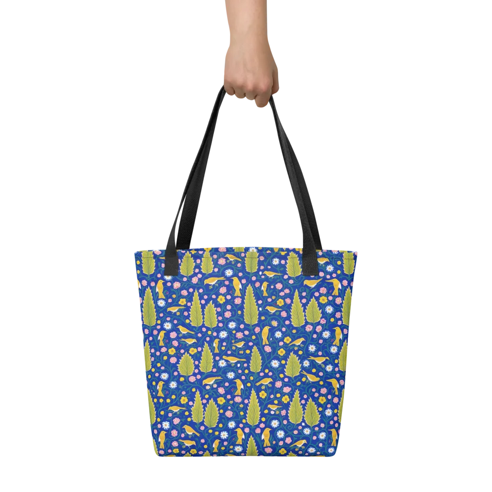Golden Garden Flight on Tote Bag — Front