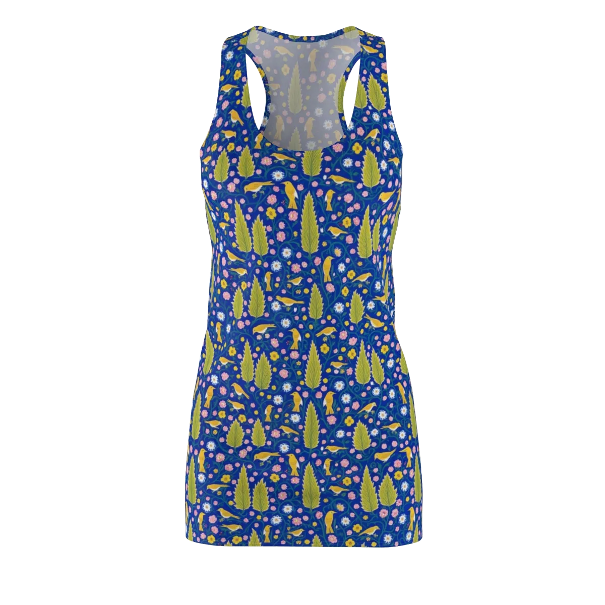 Golden Garden Flight on Racerback Dress — Front