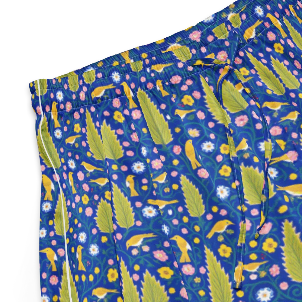 Golden Garden Flight on Women's Pajama Shorts — Product details