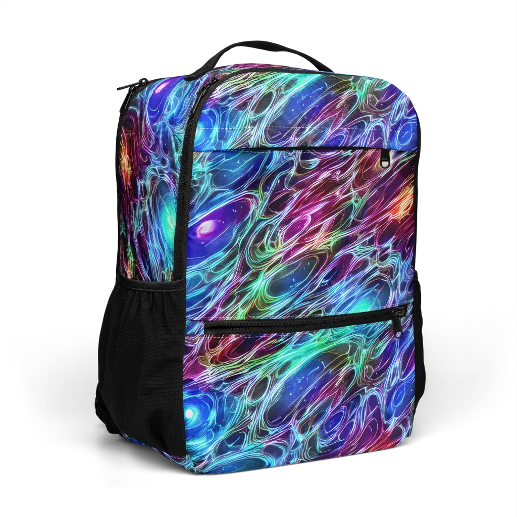 Electric Tides on Utility Backpack — Right Front