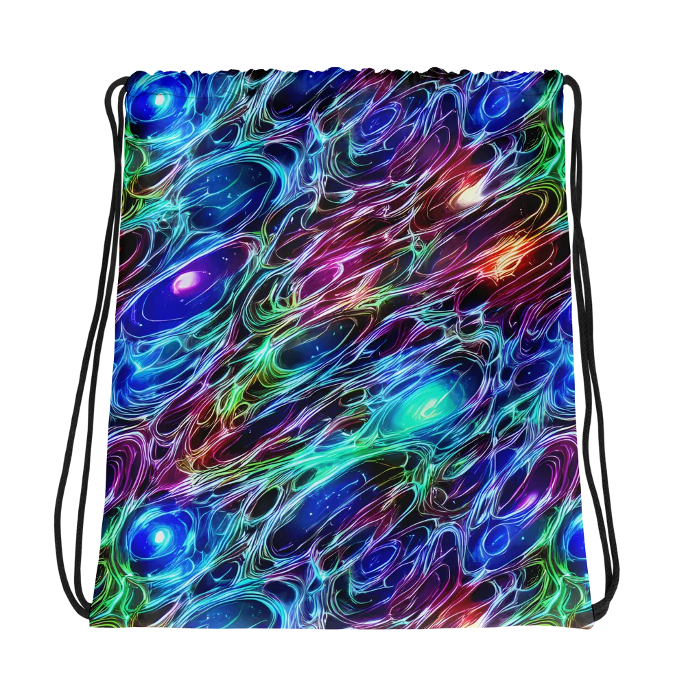 Electric Tides on Drawstring Bag — Photo