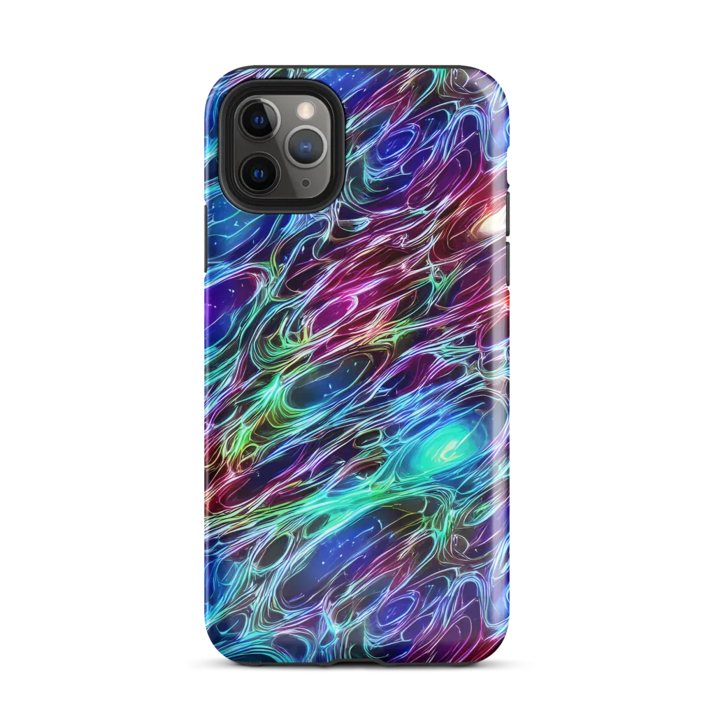 Electric Tides on Tough Case for iPhone® — Front