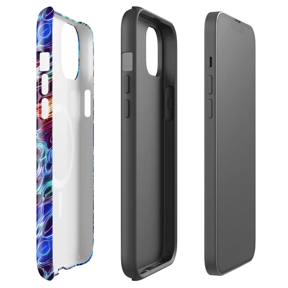 Electric Tides on MagSafe Tough Case for iPhone® — Front