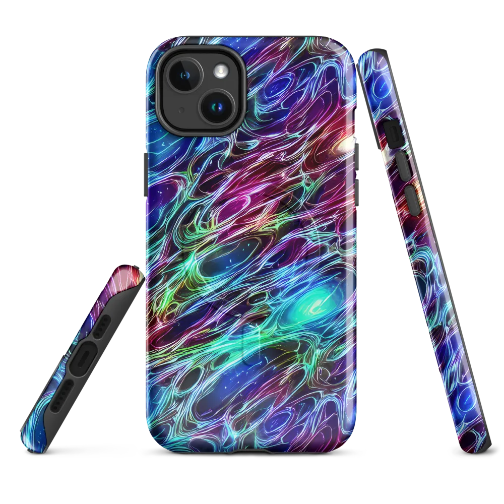 Electric Tides on MagSafe Tough Case for iPhone® — Front