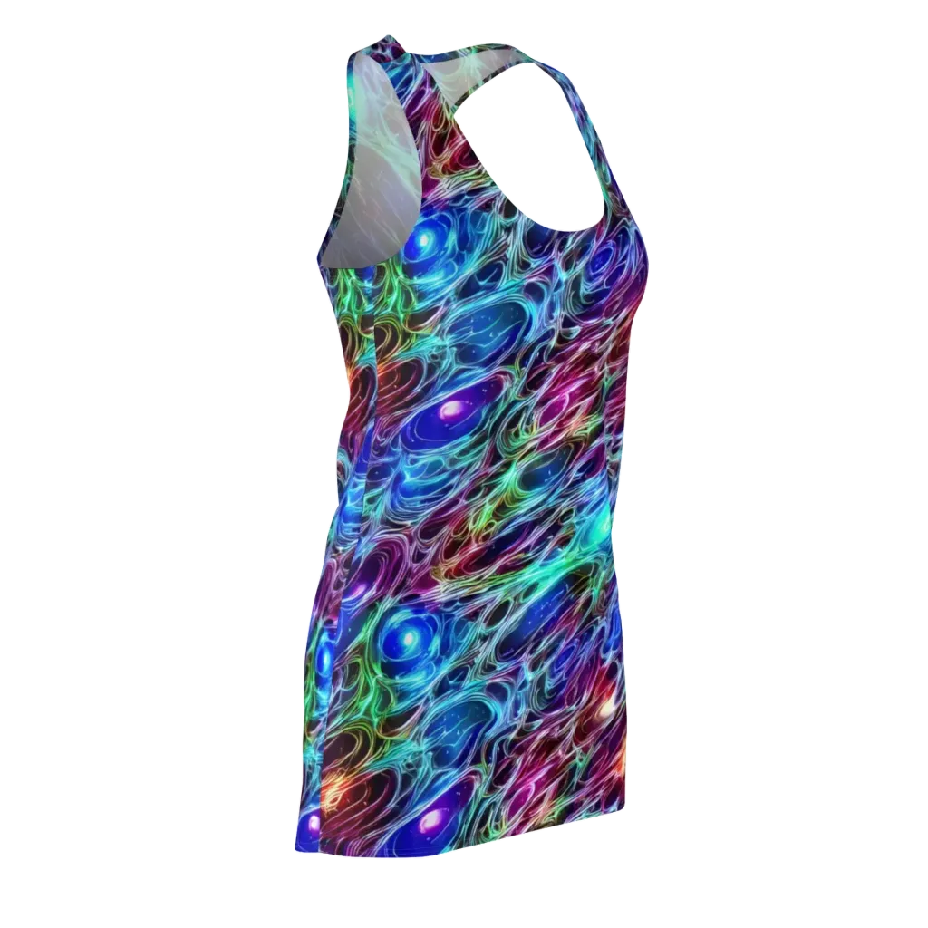 Electric Tides on Racerback Dress — Front Side