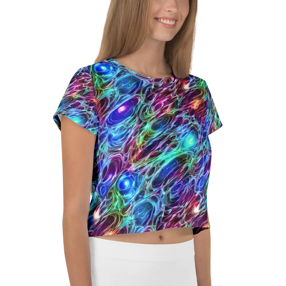 Electric Tides on Crop Tee — Right