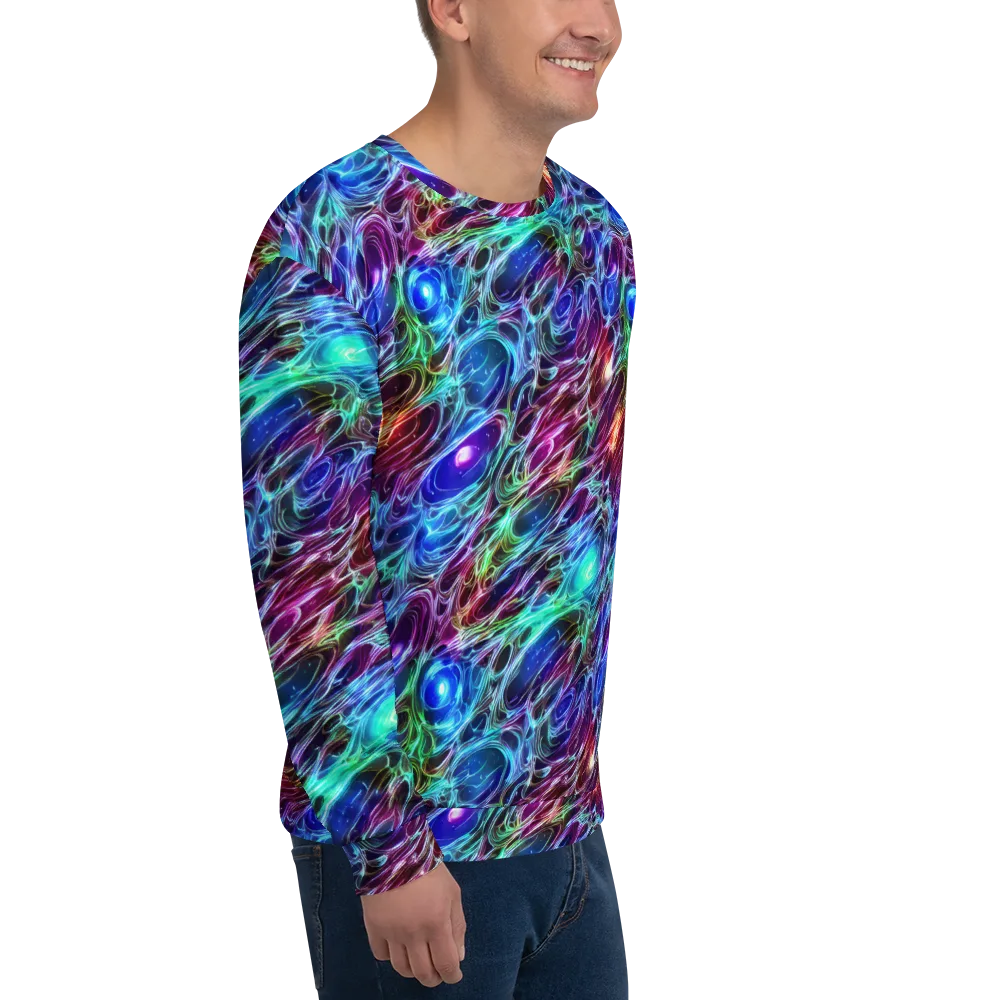 Electric Tides on Sweatshirt — Right Front