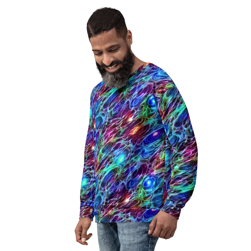 Electric Tides on Sweatshirt — Left Front