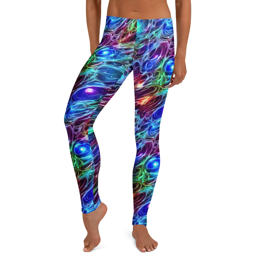 Electric Tides on Leggings — Front