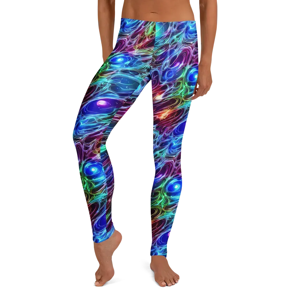 Electric Tides on Leggings — Front