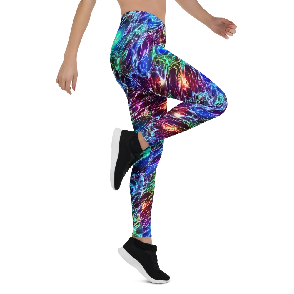 Electric Tides on Leggings — Right
