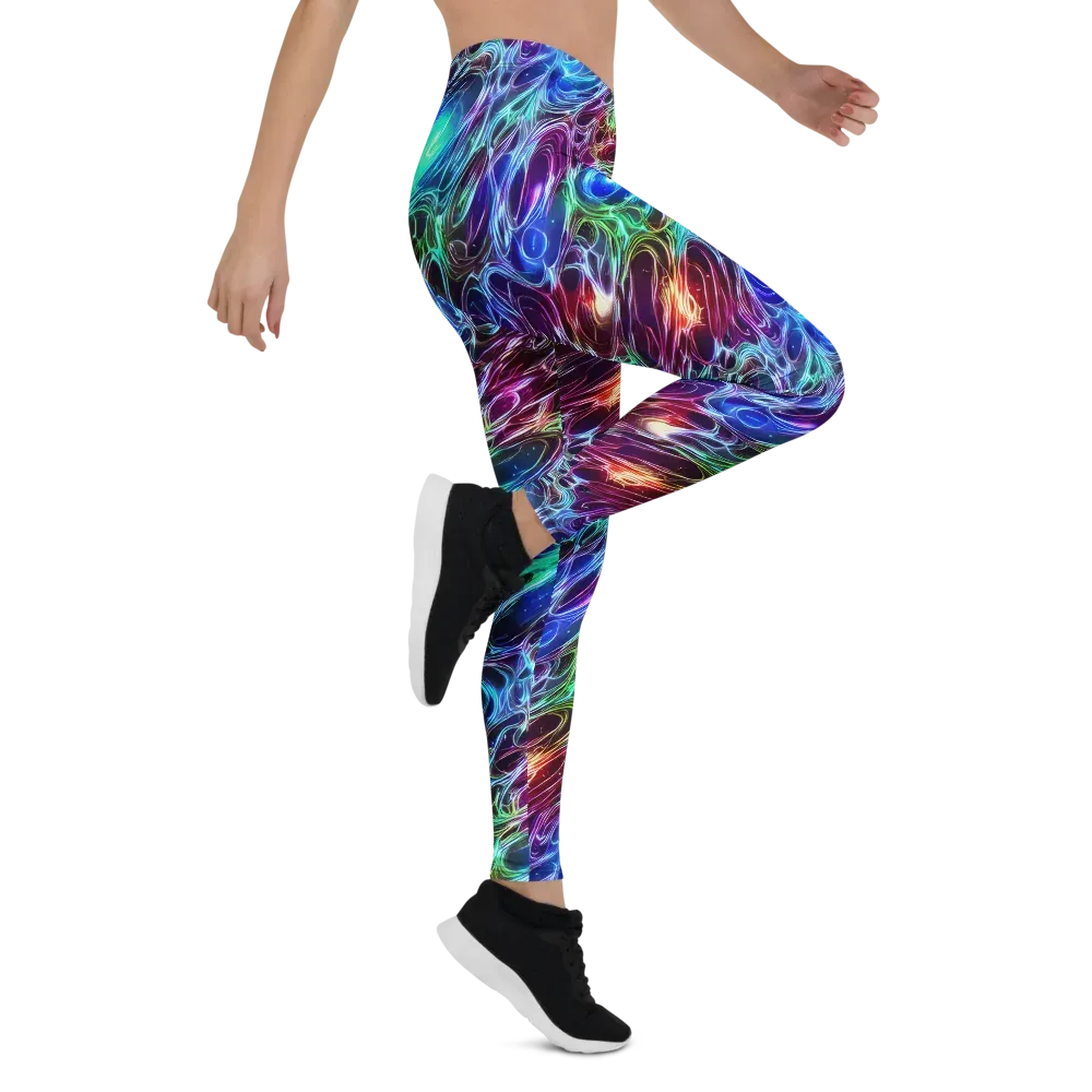 Electric Tides on Leggings — Right