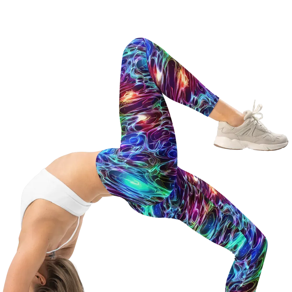 Electric Tides on Leggings — Right