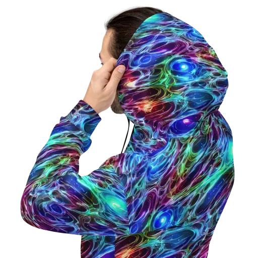 Electric Tides on a Hoodie