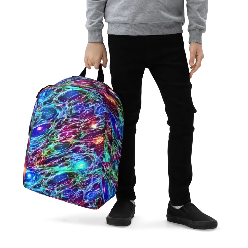 Electric Tides on Minimalist Backpack — Zoomed-in